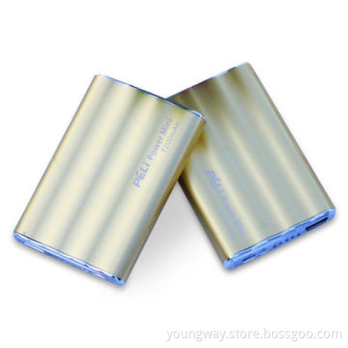 power pack for mobile, iphone, ipad and other communication equipment, 7200 mAh, 6 colors available.
